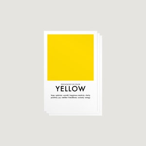 Postkartensets | Kunst und Design | Farbtheorie | Psychologie der Farbgebung | Monochrome | Grafik design | Minimalistisches Design | Mid Century
