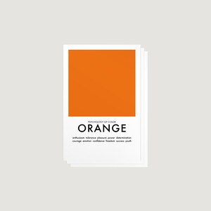 Postkartensets | Kunst und Design | Farbtheorie | Psychologie der Farbgebung | Monochrome | Grafik design | Minimalistisches Design | Mid Century