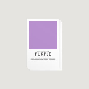 Postkartensets | Kunst und Design | Farbtheorie | Psychologie der Farbgebung | Monochrome | Grafik design | Minimalistisches Design | Mid Century