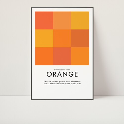 Fine Art Print Color Theory Studio Art Psychology Etsy