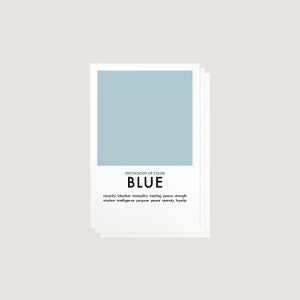 Postkartensets | Kunst und Design | Farbtheorie | Psychologie der Farbgebung | Monochrome | Grafik design | Minimalistisches Design | Mid Century