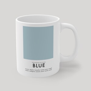 Design Mug | Coffee Mug | Tea Mug | Gift for Designer | Coffee Gift | Tea Gift | Psychology of Color | Graphic Design | Minimalist Design