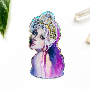 Sticker holografische glitter "Tara"