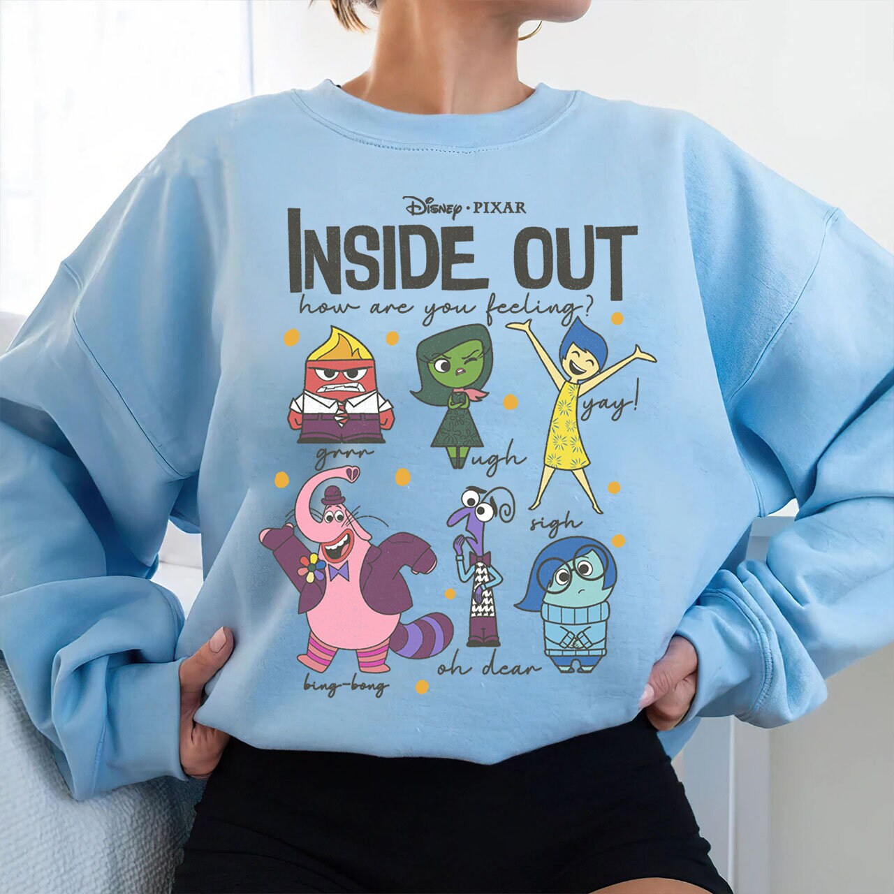 Disney Pixar Inside Out How Are You Feeling Shirt, Inside Out Shirt ...