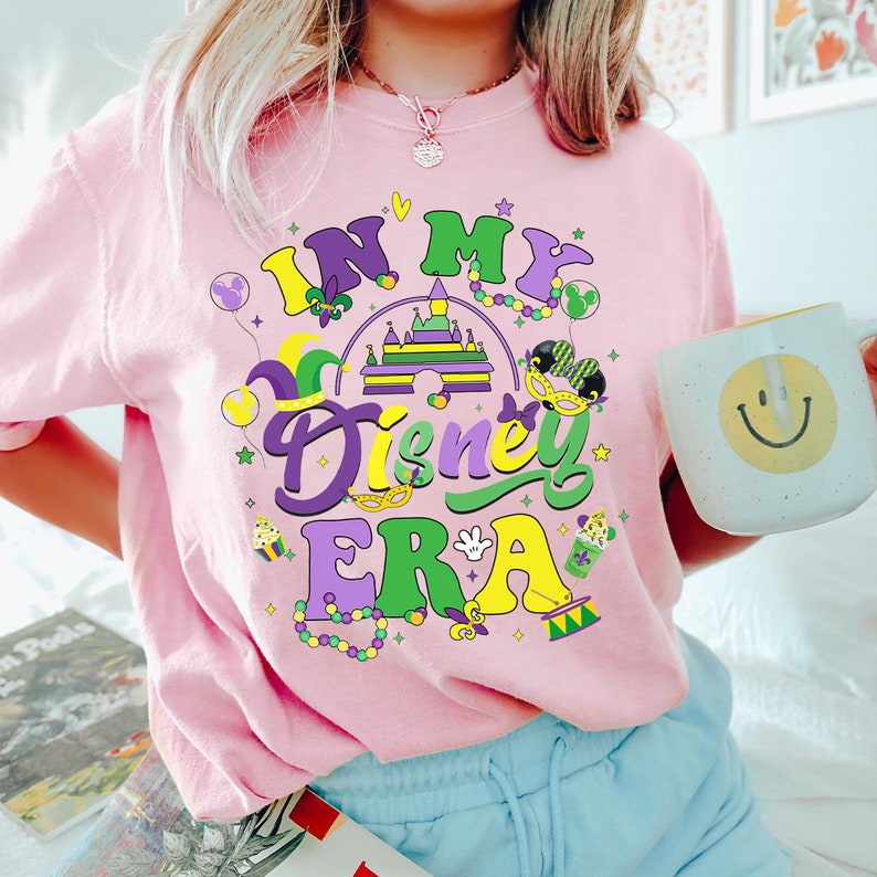 Disney in My Disney Era Mardi Gras 2024 Shirt, Disney Mardi Gras Shirts