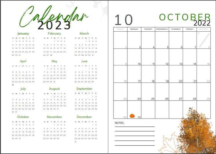 15 Month Planner