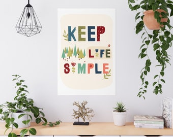 Keep Life Simple poster