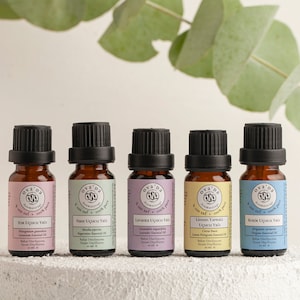 3x10 ml reine ätherische Öle, 3er-Set ätherische Öle, Wählen Sie Ihr eigenes ätherisches Ölset, Aromatherapieöl-Geschenkbox, Meditationskit-Box