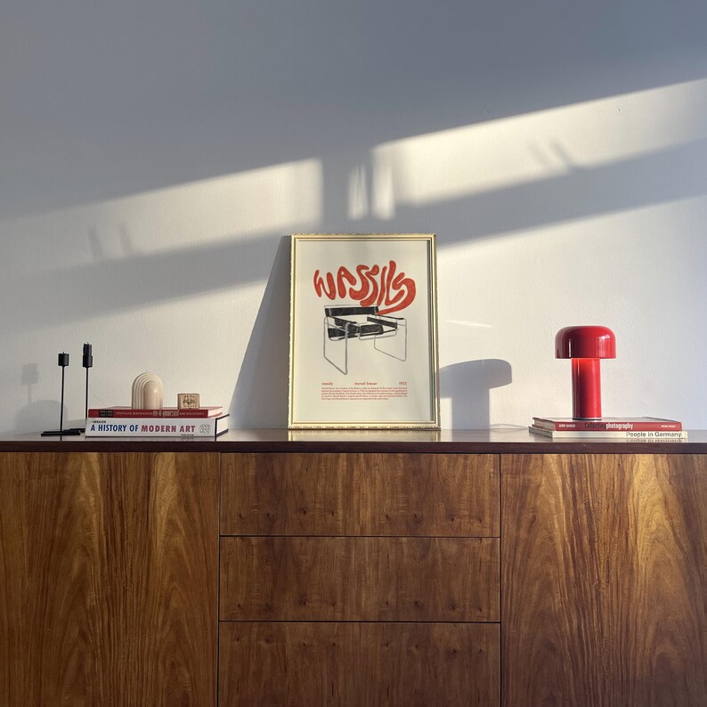 Marcel Breuer Poster - Wassily Chair - Architecture Print - Bauhaus Art ...