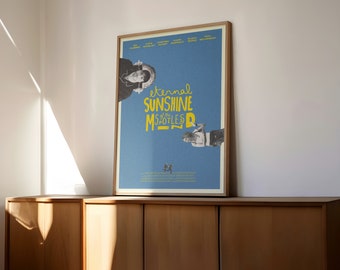 Eternal Sunshine Of The Spotless Mind Poster - Design Poster - Cinema poster - Print Eternal sunshine - Movie poster - Art print -Film print