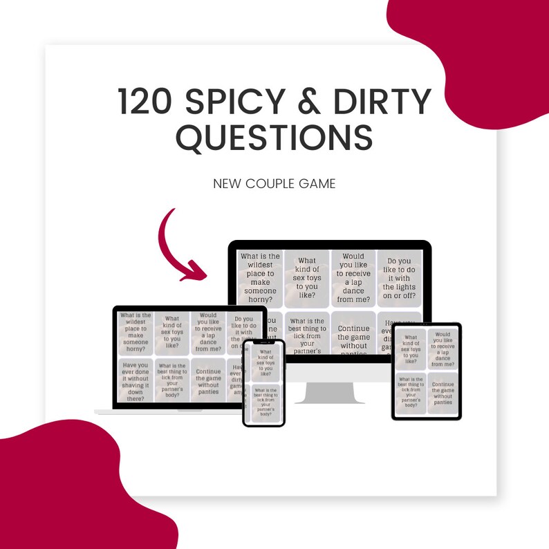 120 Spicy & Dirty Questions to Ask Your Partner, Couple Game, Couple