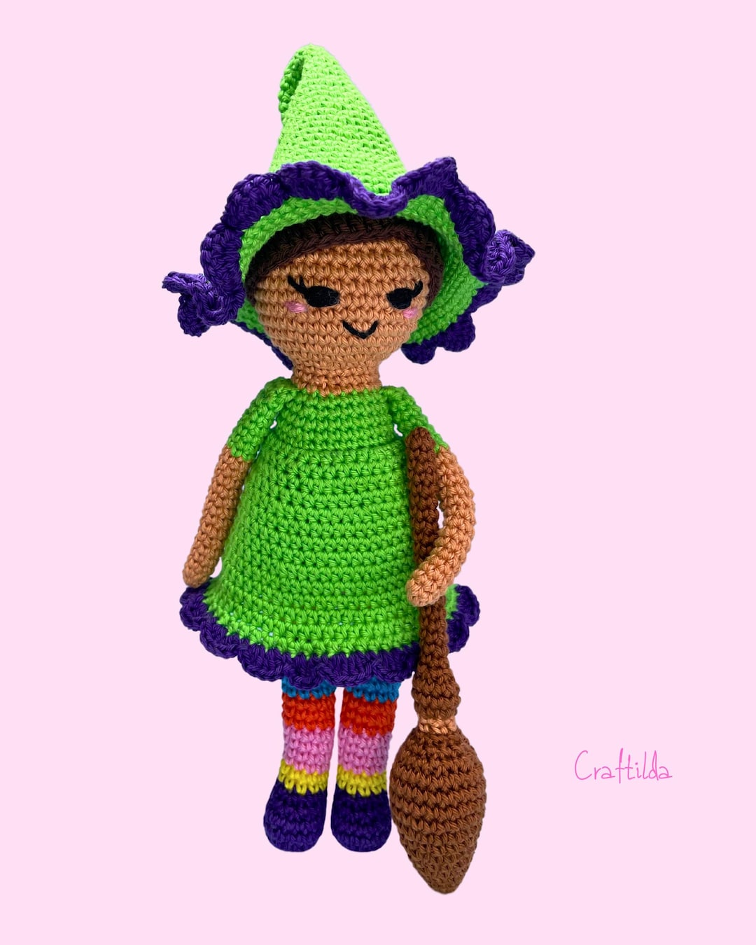 Spring Witch Crochet Pattern | Amigurumi Doll PDF | Instant Download - Etsy