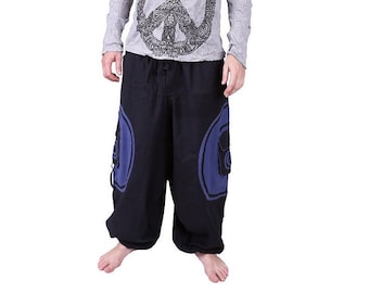 Pantalones de harén en espiral