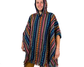 Poncho à capuche à usage multiple