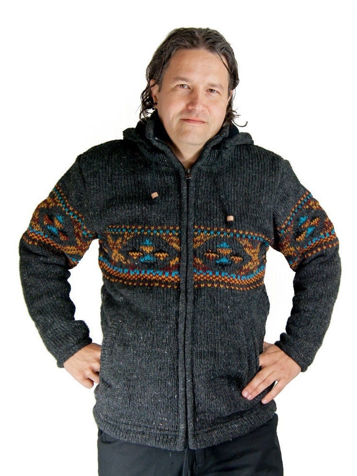 Veste Polaire Coton Népal - Manche Longue, Motifs Floraux Bohème, Taille S