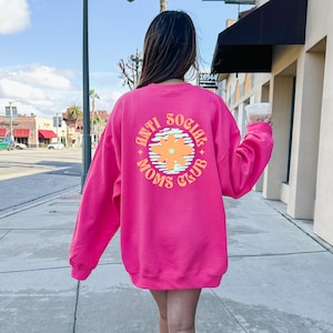 Anti Social Moms Club Sweatshirt, Anti Social Moms Club Shirt, Cool Mom Shirt, Funny Mom Shirt, Anti Social Club Sweatshirt, Gift For Mom