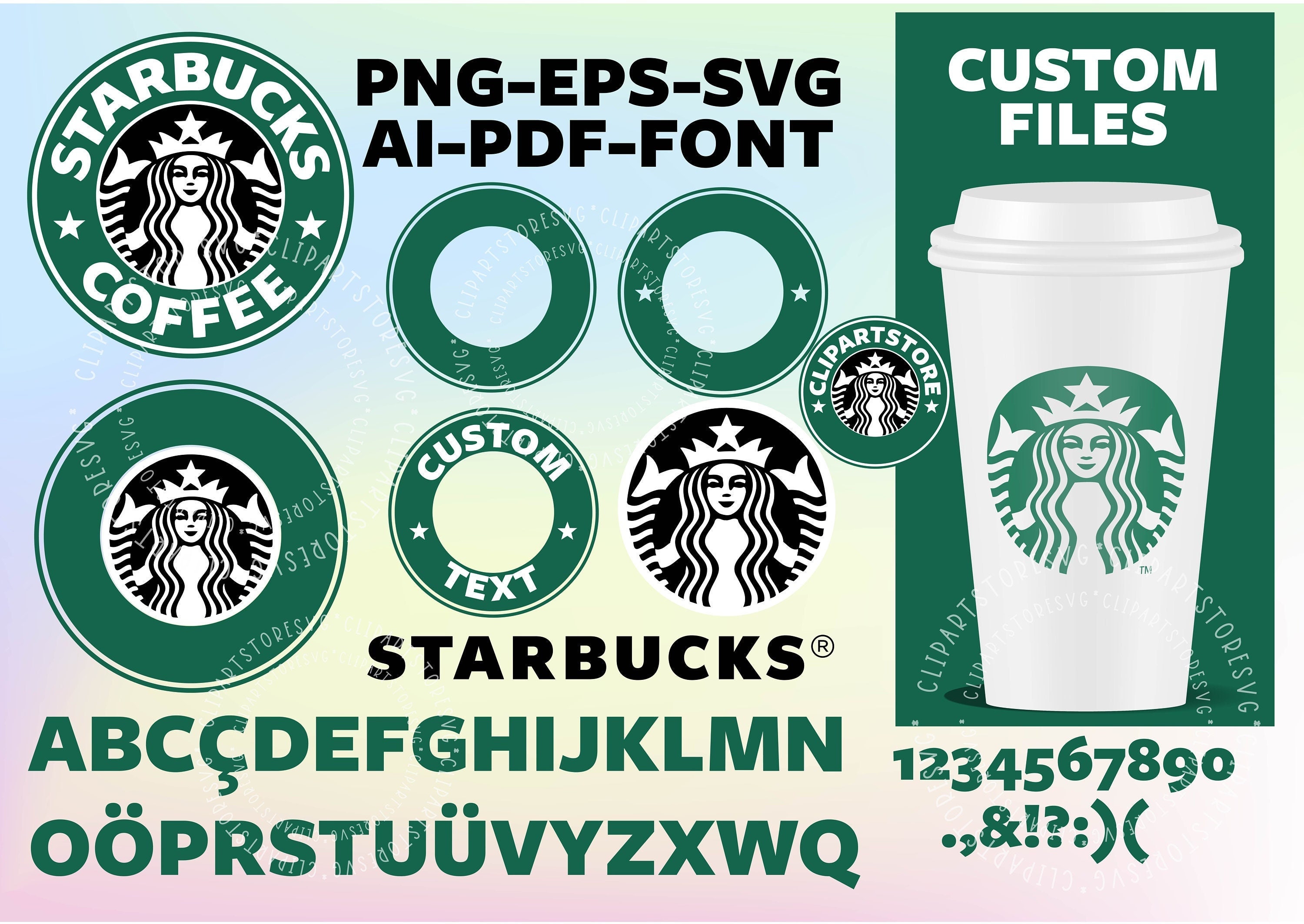 Starbucks Starbucks Coffee - Cup - Patch Keychains Stickers - giga