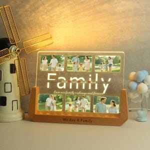 Custom Night Light With Your Child&#39;s Name,Home Gift Lamp,Birthday Gift, Bedroom Night Light, Photo Custom,New Home Gift,Engraving On Base