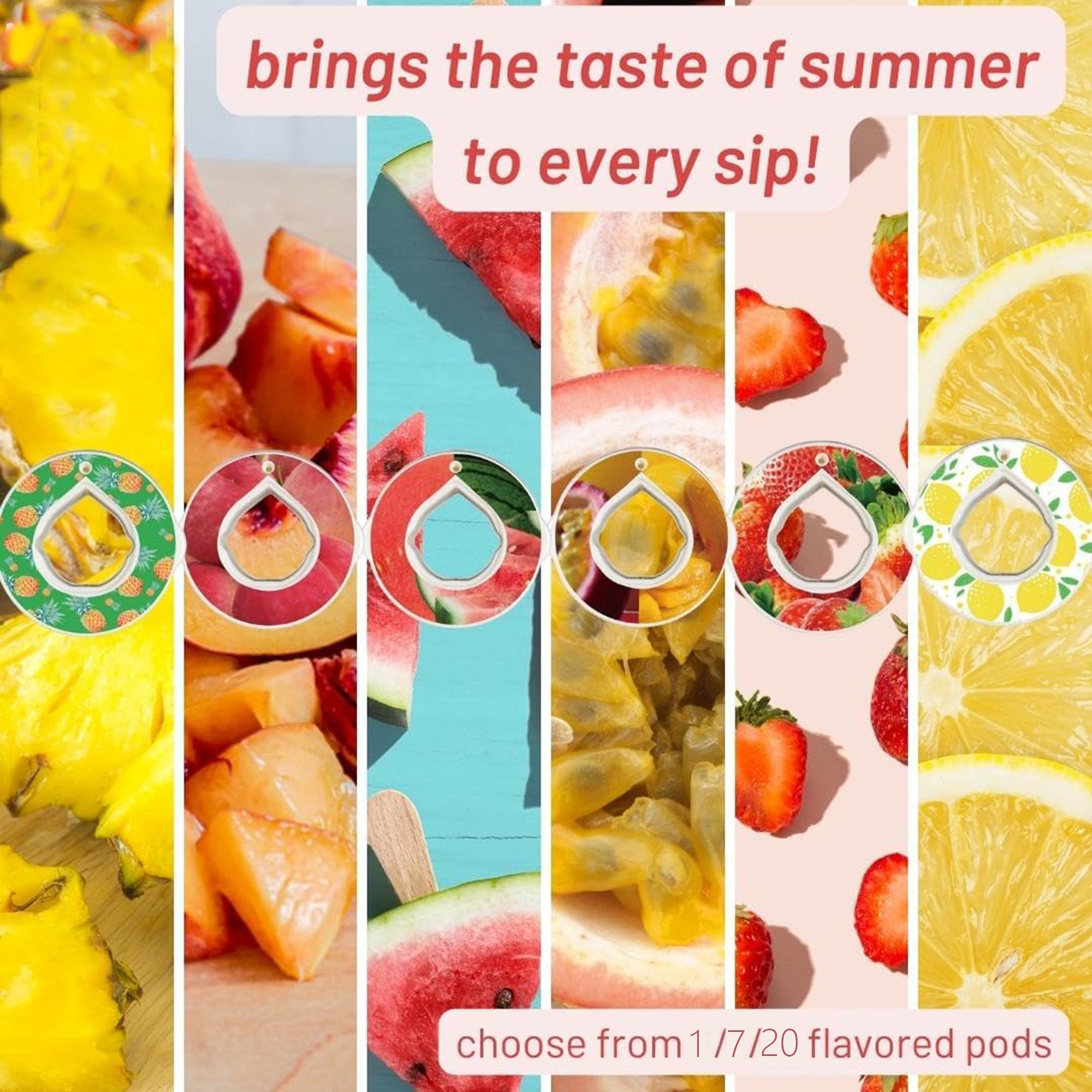 Creative Flavored Water Bottle Pods 20 PCS Air Flavor Pods Etsy