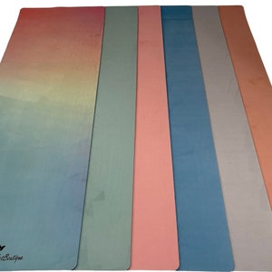 Eco Suede Natural Rubber Yoga Mat