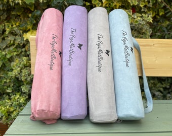 Suede Yoga Mat Bag