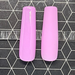 Purple / Lilac Gel Press On Nails - Square, Squoval, Coffin, Stiletto, Almond, Round