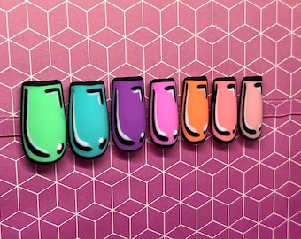 Handmade Cartoon Style Press On Nails – Matte Finish