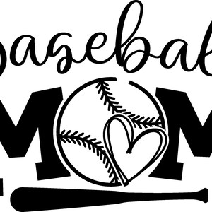 Baseball mom svg png pdf jpg eps