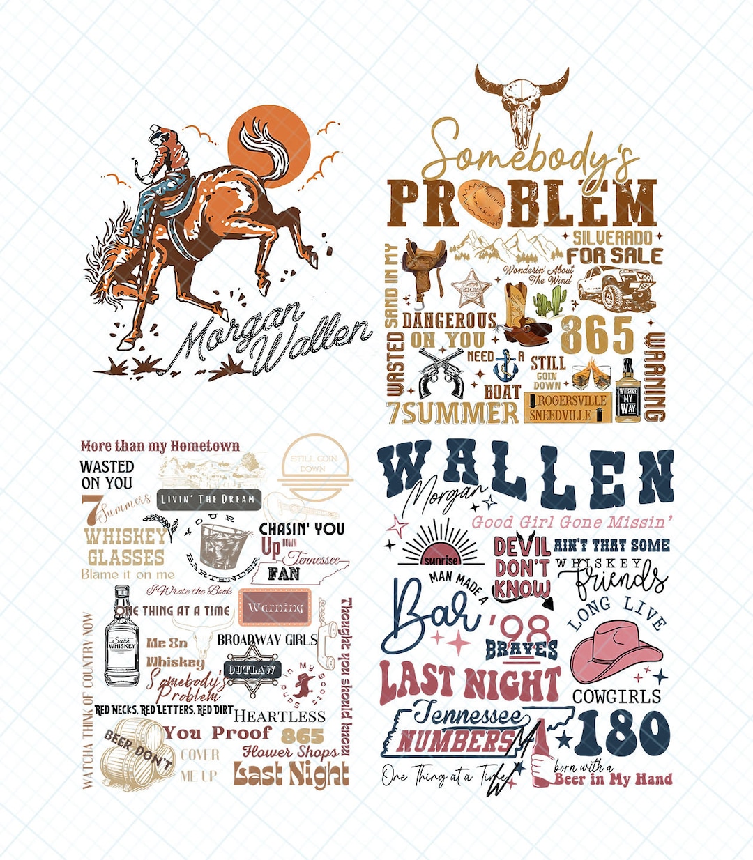 Combo 4 File Wallen Png, Wallen Cowboy Png, Wallen