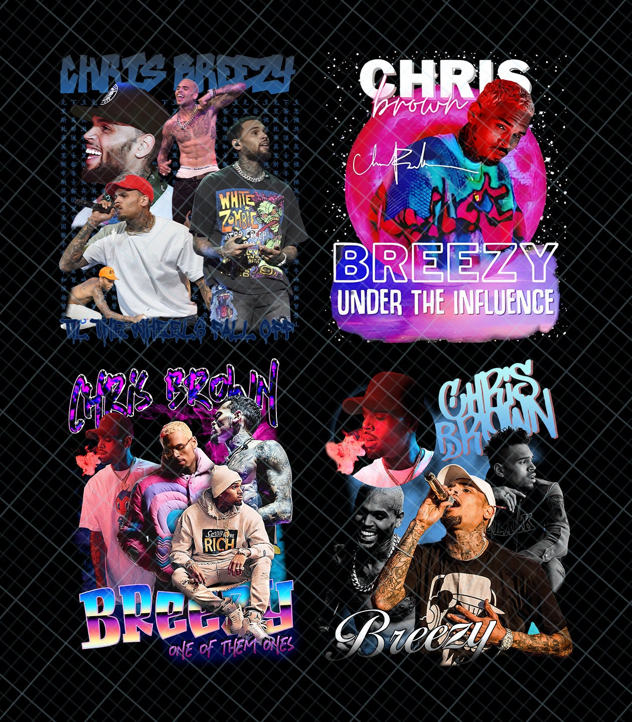 Combo 4 File Chris Brown Png, Vintage Chris Brown Png, Breezy Chris