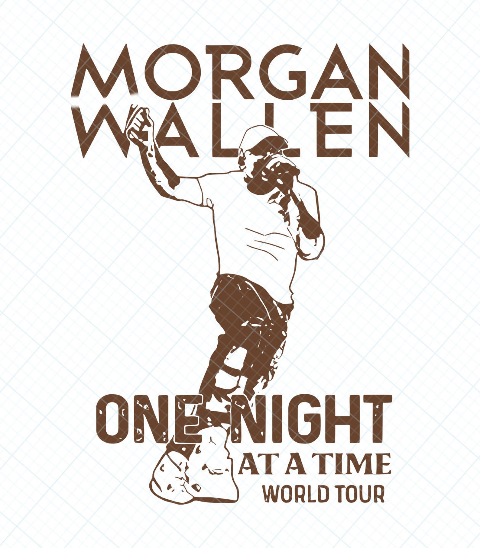Wallen 2024 Png, One Night at A Time World Tour 2024 Png,