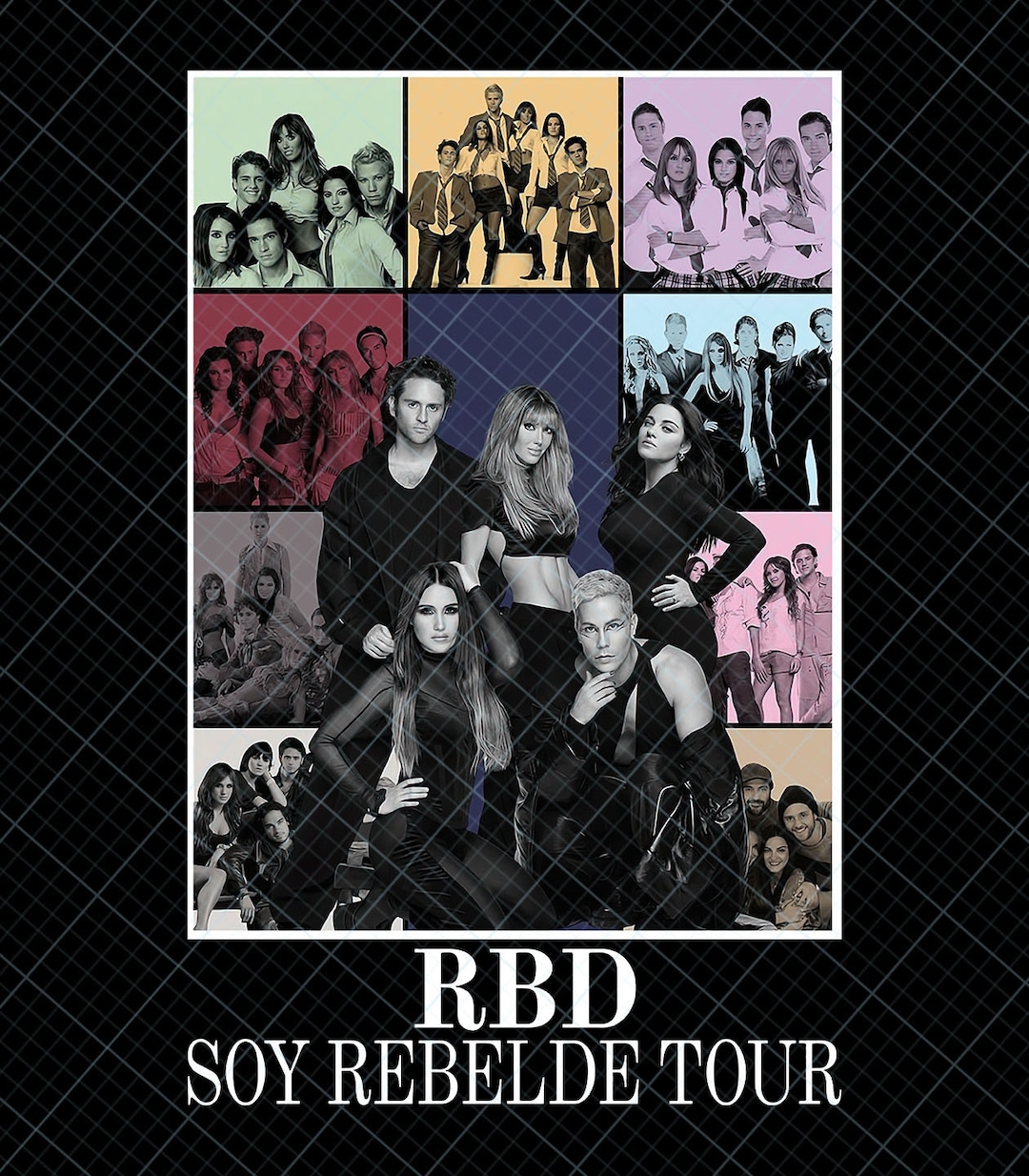 Soy Rebelde Tour 2023 Digital Png Download RBD Soy Rebelde Eras Tour ...