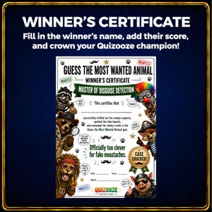 Indovina l'animale travestito: quiz con immagini, divertente gioco per feste (download digitale) immagine 3