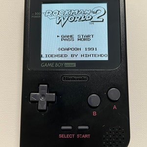 Gameboy Pocket Black with new IPS mod Backlit LCD console