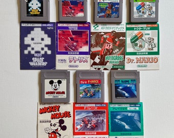 GameBoy Games with Instruction Manual Japanese