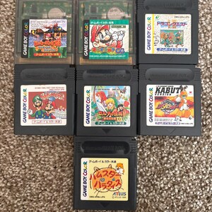 Nintendo Gameboy Color Japanspiele