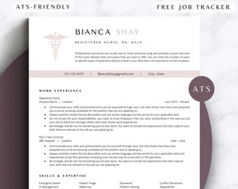 ATS Friendly Nurse Resume Google Docs Resume Word Template Medical Assistants Resume Registered Nurse Practitioner CV Template Pediatric RN