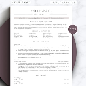 CV Resume Template Google Docs Resume Modern Cv template freshers ATS Friendly Best Format of Resume Doc Engineering CV Executive Resume