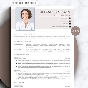 Modern CV-mall med fotoprofessionellt CV Google Docs ATS-vänligt CV med bild Kreativer Lebenslauf Design für Fotografen