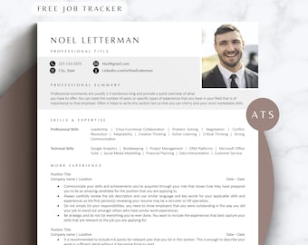 Plantilla de currículum vitae con foto Lebenslaufvorlage mit Foto Plantilla de CV Google Docs Compatible con ATS Diseño de currículum simple con imagen Cv alemán
