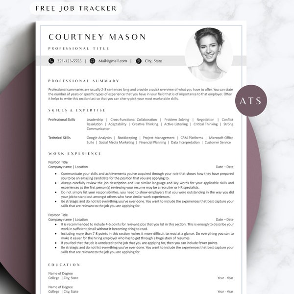 Resume Template Picture with Border Microsoft Word Resume 2 page Unique Design Resume Writing Tips Individuelle CV mit Foto ATS Friendly