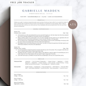Plantilla de currículum profesional ATS Plantilla de CV de Google Docs Currículum corporativo para gerentes de recursos humanos Currículum de finanzas CV de ventas Plantilla de currículum 1 2 página