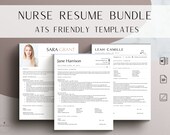 Medical Professional Resume Templates ats Nursing Student Resume Google Docs 2023 Modern np Resume Clean ATS Friendly Resume CV RN Template