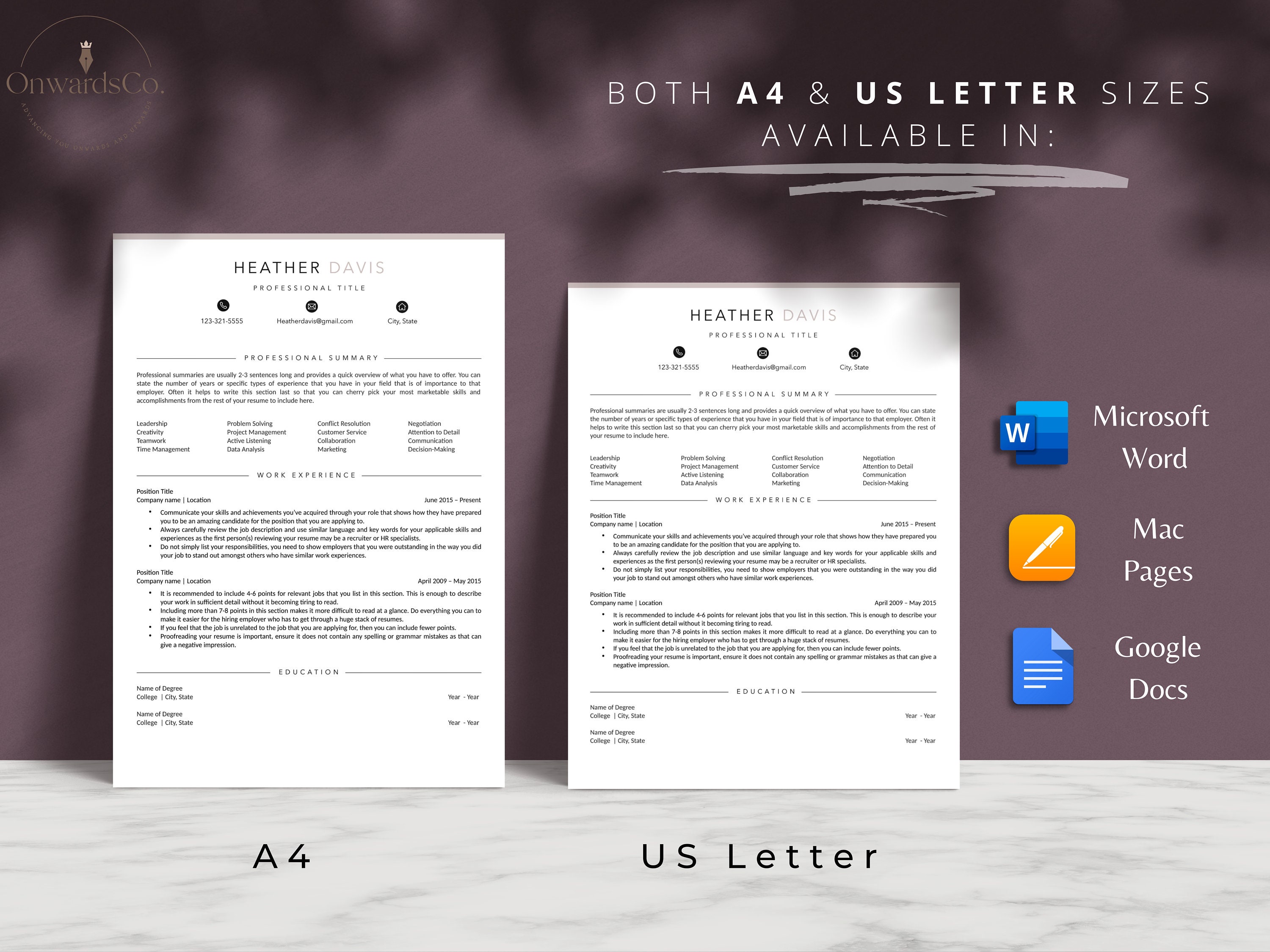 Modern New Grad Resume Template Freshers College Resume Job Application