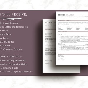 Resume Google Docs Modern Resume Design Curriculum Vitae Resume Template Word Data Analyst CV Template Executive Assistant ATS Resume Clean