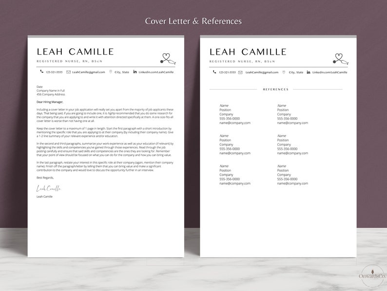 ATS Friendly Nurse Resume Template For Google Docs Resume Word Template Medical Assistants Resume Registered Nurse Practitioner Graduate CV