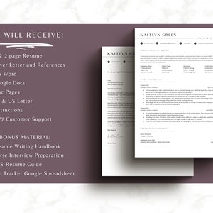 New Grad RN Resume 2 page Nursing Resume Template ats compliant RN Resume Template Google Docs  Nurse CV Template Medical Resume Modern
