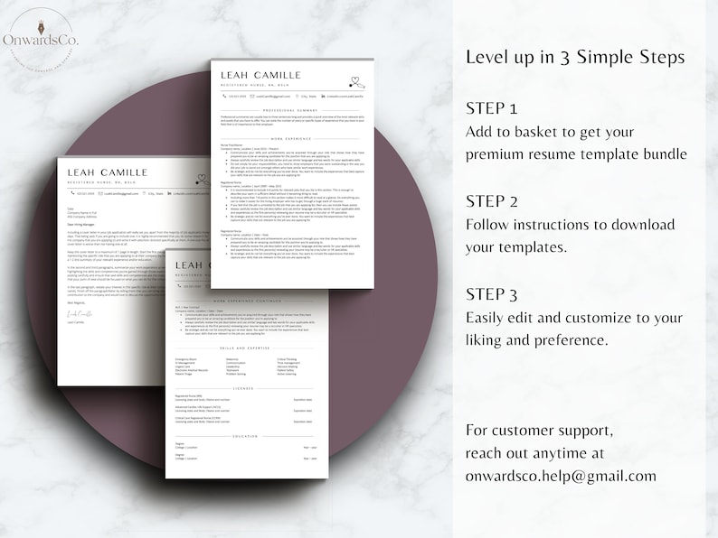 ATS Friendly Nurse Resume Template For Google Docs Resume Word Template Medical Assistants Resume Registered Nurse Practitioner Graduate CV