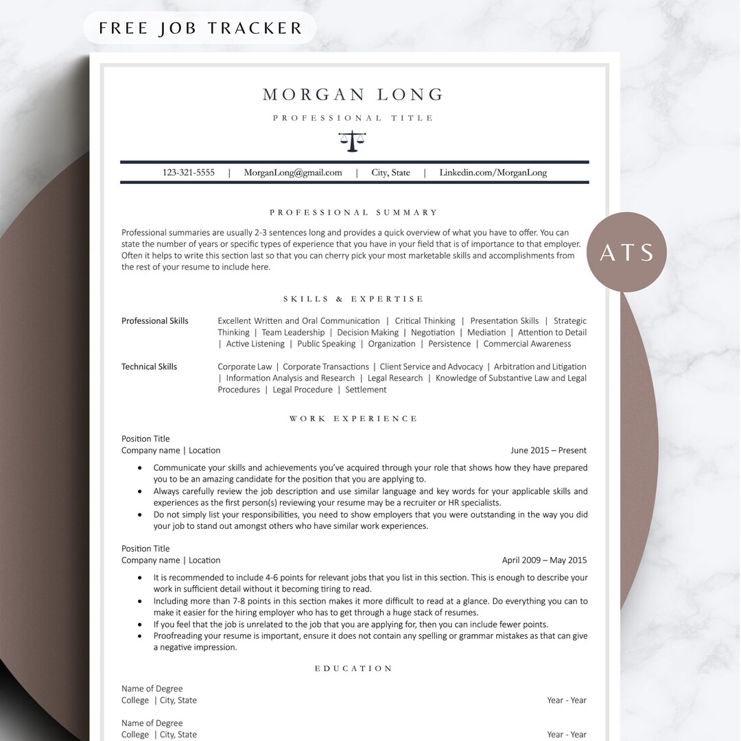 Paralegal Resume for Lawyers CV - Il 1080xN.5704091463 I3im 