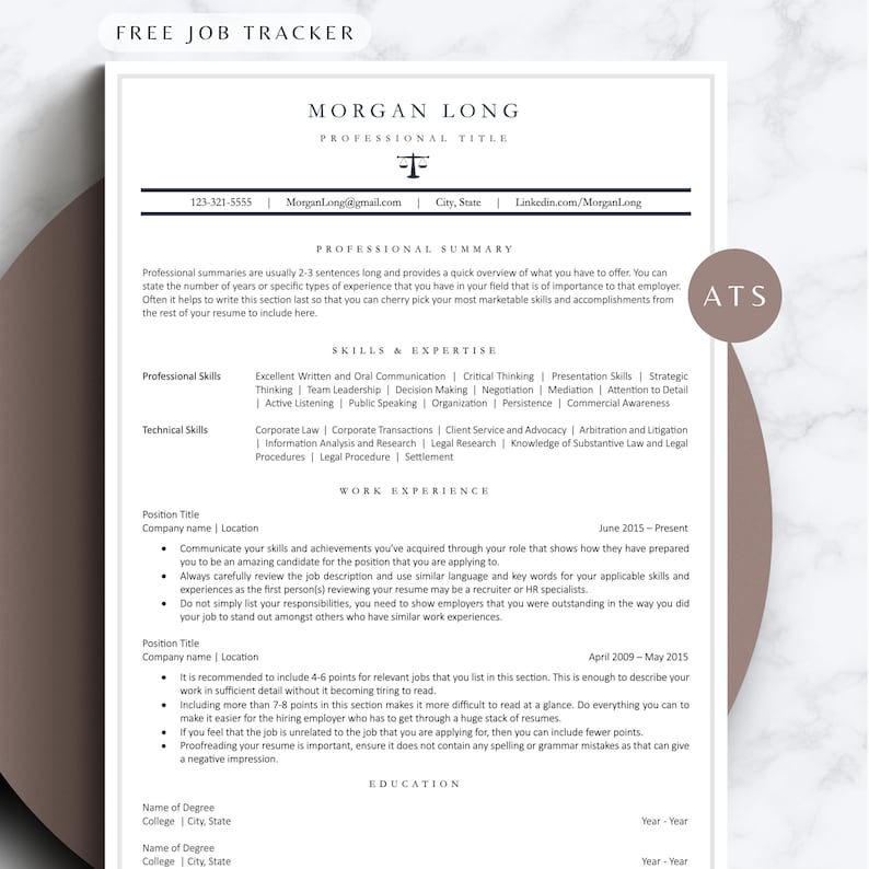 Paralegal Resume for Lawyers CV - Il 794xN.5704091463 I3im 